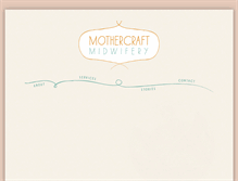 Tablet Screenshot of mothercraftmidwifery.com